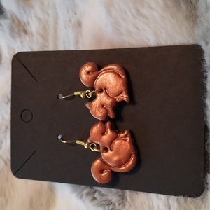 Handmade polymer clay earrings